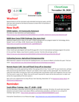 CloverGram, November 20, 2020