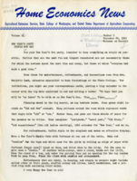 Home Economics News Service, volume 12, number 9: New Year's party simple but gay; Sugarless holiday fudge is stamp-saver; Mulled cider is New Year's drink