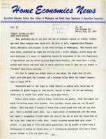 Home Economics News Service, volume 11, number 39: "Snaps" salted in jars make tasty eating; Make home the safest place