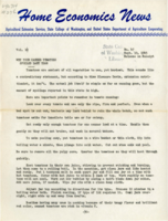 Home Economics News Service, volume 11, number 47: Why your canned tomatoes spoiled last year; Flakes or powder from bar soap; Pickle pointers