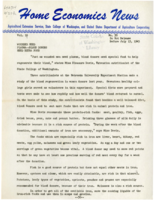 Home Economics News Service, volume 11, number 38: Wounded need plasma - Blood donors need extra food; Dried tree-ripened apricots are choice fruit
