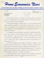 Home Economics News Service, volume 11, number 25: Zero freezing meat can destroy trichinosis; Safety is based on simple things