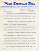 Home Economics News Service, volume 11, number 21: Meat-canning equipement must be kept clean; Linoleum care will help it last for years; Better buys ahead in children's clothing