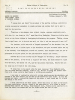Home Economics News Service, volume 10, number 10: Making Old Dresses "Feel Right" Phase Of Clothing Program; Balanced Diets Important For School Children