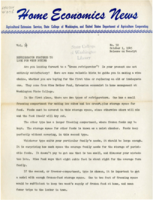 Home Economics News Service, volume 11, number 50: Refrigerator features to look for when buying; Green tomatoes make a good dinner vegetable