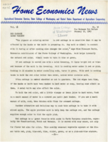 Home Economics News Service, volume 11, number 12: Red cabbage lends variety; Shampoo gloves with neutral soap at home; Cotton outside wool protects against winds