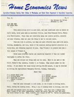 Home Economics News Service, volume 11, number 2: Many new uses for dried peas; Quick testing for rayon pressing; Winter parsley grown indoors