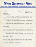 Home Economics News Service, volume 11, number 23: Good treatment prolongs life of woolen clothing; Butchering time treats suggested