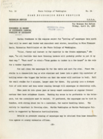 Home Economics News Service, volume 10, number 24: Freshness is secret of successful canning, freezing of asparagas; An egg a day; "Cleanup" on canned goods