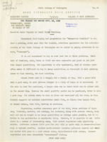 Home Economics News Service, volume 01, number 45: Foresight', Slogan For Economic Meals For Family Of Two; Housework Fatigues Because Of Monotony