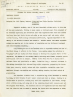 Home Economics News Service, volume 01, number 15: Vegetable Cookery is Often Neglected; Geletine Provides Many Fine Desserts