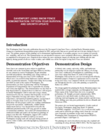 Davenport living snow fence demonstration: Fifteen-year survival and growth update