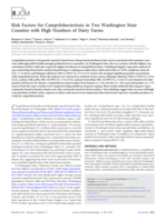 Risk Factors for Campylobacteriosis in Two Washington State Counties with High Numbers of Dairy Farms