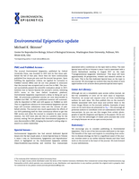 Environmental Epigenetics update