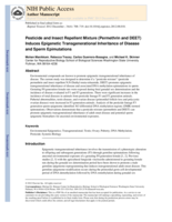 Pesticide and insect repellent mixture (permethrin and DEET) induces epigenetic transgenerational inheritance of disease and sperm epimutations