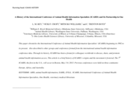 A History of the International Conference of Animal Health Information Specialists (ICAHIS) and its Partnership in One Health