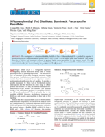 9-Fluorenylmethyl (Fm) Disulfides: Biomimetic Precursors for Persulfides