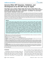 Genome-wide SNP detection, validation, and development of an 8K SNP array for apple