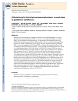 S-Glutathionyl-(chloro)hydroquinone reductases: a novel class of glutathione transferases