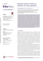 Bioinspired nanoscale materials for biomedical and energy applications