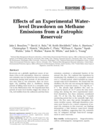 Effects of an Experimental Water-level Drawdown on Methane Emissions from a Eutrophic Reservoir
