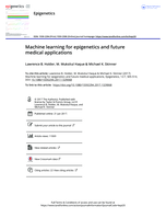 Machine learning for epigenetics and future medical applications