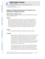 Epigenetic transgenerational actions of vinclozolin on the development of disease and cancer