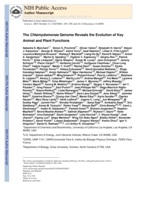 The Chlamydomonas Genome Reveals the Evolution of Key Animal and Plant Functions