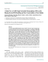 A Global View of 54,001 Single Nucleotide Polymorphisms (SNPs) on the Illumina BovineSNP50 BeadChip and Their Transferability to Water Buffalo