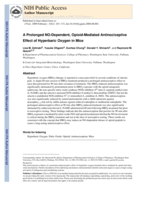 A Prolonged Nitric Oxide-Dependent, Opioid-Mediated Antinociceptive Effect of Hyperbaric Oxygen in Mice