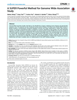 A SUPER powerful method for genome wide association study