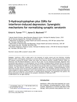 5-Hydroxytryptophan plus SSRIs for interferon-induced depression: synergistic mechanisms for normalizing synaptic serotonin