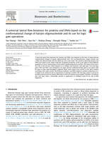 A universal lateral flow biosensor for proteins and DNAs based on the conformational change of hairpin oligonucleotide and its use for logic gate operations