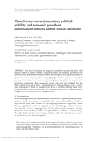 The effects of corruption control, political stability and economic growth on deforestation-induced carbon dioxide emissions