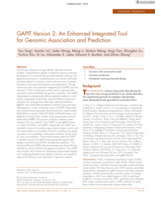 GAPIT Version 2: An Enhanced Integrated Tool for Genomic Association and Prediction