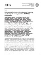 Risk factors for head and neck cancer in young adults: a pooled analysis in the INHANCE consortium