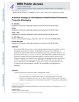 A General Strategy for Development of Near-Infrared Fluorescent Probes for Bioimaging