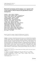 BioEarth: Envisioning and developing a new regional earth system model to inform natural and agricultural resource management