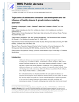 Trajectories of adolescent substance use development and the influence of healthy leisure: A growth mixture modeling approach