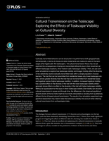 Cultural Transmission on the Taskscape: Exploring the Effects of Taskscape Visibility on Cultural Diversity