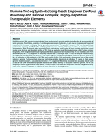 Illumina TruSeq synthetic long-reads empower de novo assembly and resolve complex, highly-repetitive transposable elements