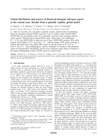 Global distribution and sources of dissolved inorganic nitrogen export to the coastal zone: Results from a spatially explicit, global model