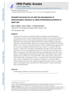 Gonadal hormones do not alter the development of antinociceptive tolerance to delta-9-tetrahydrocannabinol in adult rats