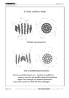Folding versus self-assembling