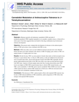 Cannabidiol Modulation of Antinociceptive Tolerance to Δ9-Tetrahydrocannabinol