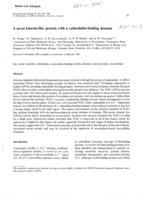 A novel kinesin-like protein with a calmodulin-binding domain