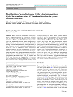 Identification of a candidate gene for the wheat endopeptidase Ep-D1 locus and two other STS markers linked to the eyespot resistance gene Pch1