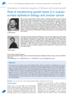 Role of transforming growth factor beta in ovarian surface epithelium biology and ovarian cancer