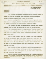 Home Economics News Service, volume 07, number 38: Care Removes Much Danger From Kitchen; State College Offers New Hotel Courses