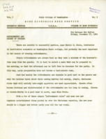 Home Economics News Service, volume 07, number 03: Refreshments Are Secrets of Success; Good Lighting Takes Planning